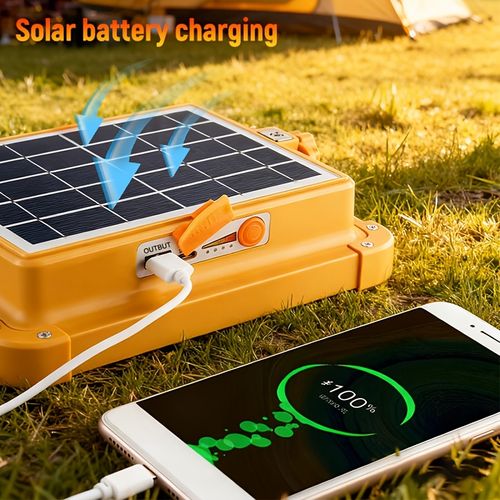 Rechargeable Portable Solar LED Work Light