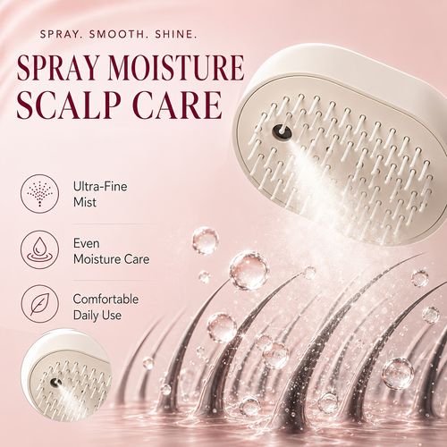 Electric massage comb