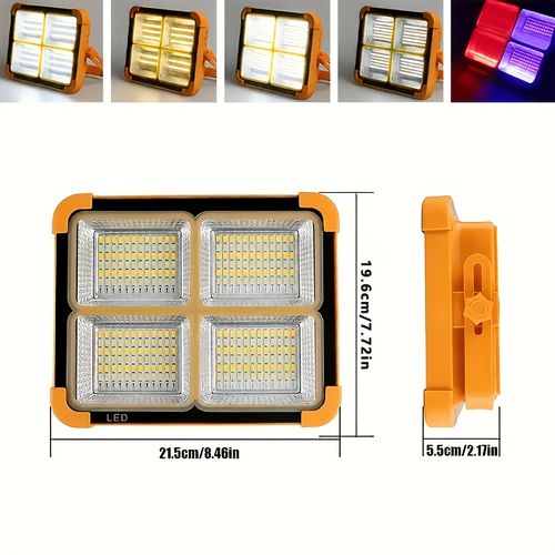 Rechargeable Portable Solar LED Work Light