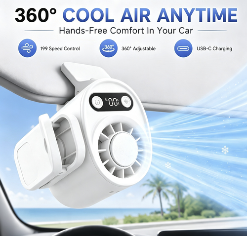Car Clip-on Fan