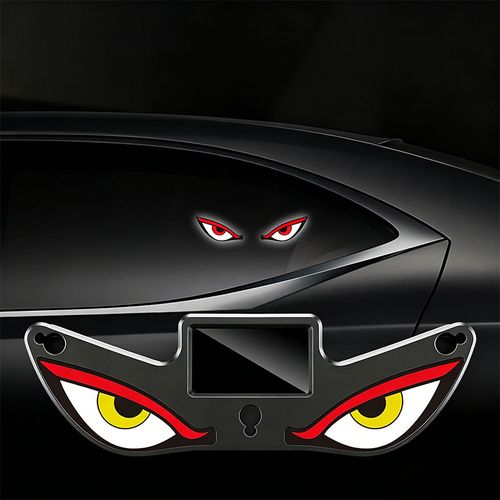 Solar-powered LED car window light