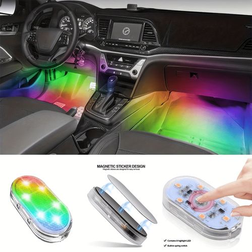 In-car ambient LED lighting