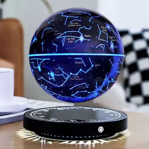 RGB Magnetic Levitating Globe Lamp – Rechargeable Floating Night Light