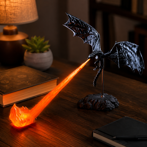 3D Printed Fire Breathing Dragon