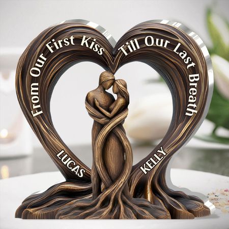 Heart Of The Trees - Personalized Custom Shaped Squared Acrylic Plaque