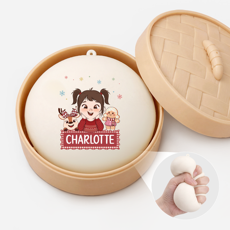 Christmas Characters Steamed Bun Squishy - Personalized Gifts for Kids