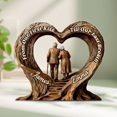 Rough Roads, Steady Love - Personalized Custom Shaped Squared Acrylic Plaque