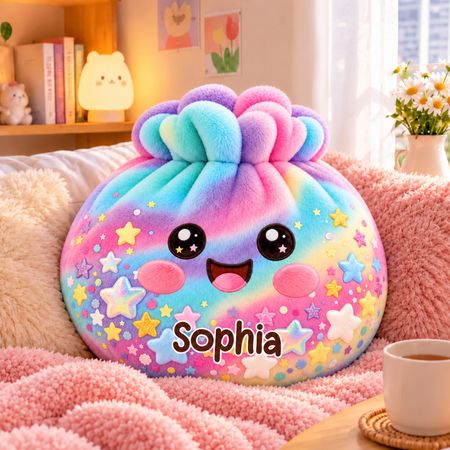 Starry Dumpling Custom Shaped Pillow - Personalized Gifts for Kids