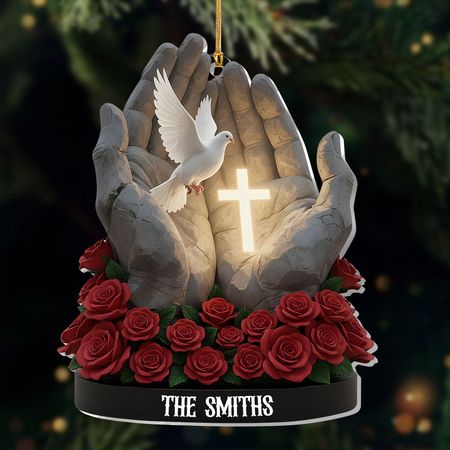 Eternal Faith - Personalized 1-Layer Acrylic Ornament