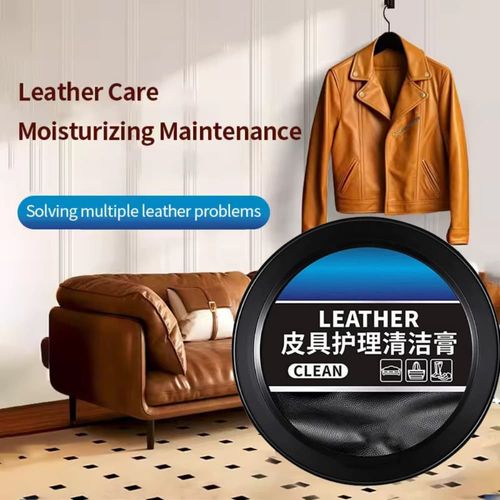 Leather care products, polishing wax