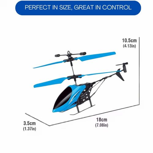 Induction-controlled hovering remote-controlled aeroplane