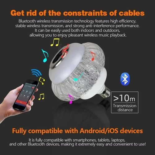 Music bulbs and mood bulbs with remote control