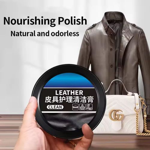 Leather care products, polishing wax
