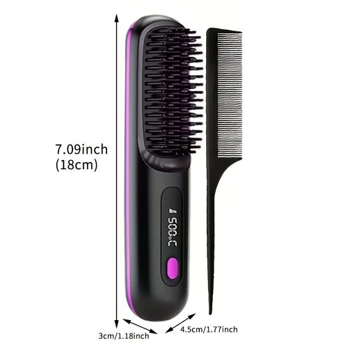 Negative ion straightening comb