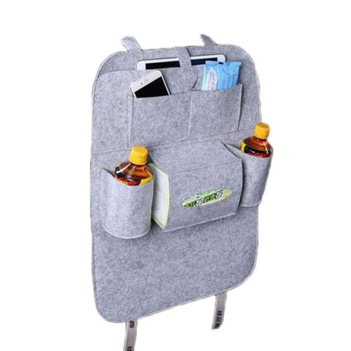 Multi Pocket Felt Car Seat Back Storage Organizer