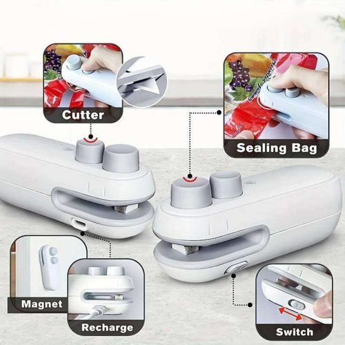 Bag Sealing Machine Clip Portable Multifunction Household Storage Holder