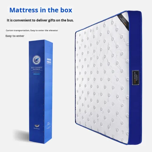 Hybrid Independent Spring Memory Foam Roll Pack Comfort Mattress