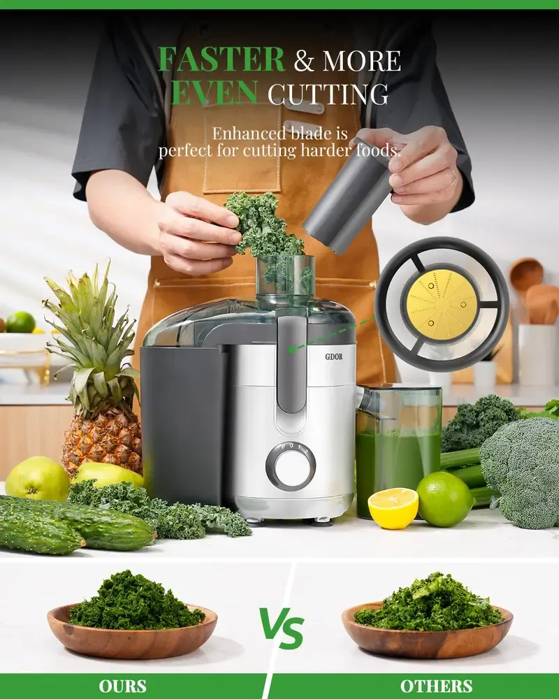 👉Titanium Alloy Dual-Speed Feeder Centrifugal Juicer for Fruits & Veggies Summer Essential👈