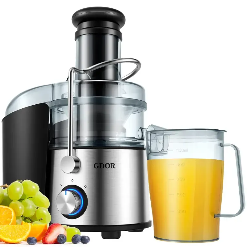 👉Titanium Alloy Dual-Speed Feeder Centrifugal Juicer for Fruits & Veggies Summer Essential👈