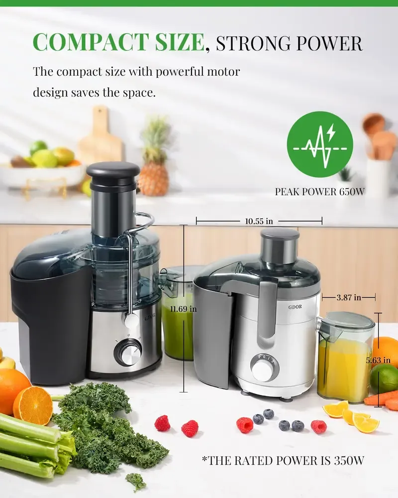 👉Titanium Alloy Dual-Speed Feeder Centrifugal Juicer for Fruits & Veggies Summer Essential👈