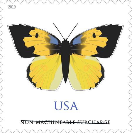 100 Butterfly Postage Stamps Unused $1.100 Stamps For Mailing Wedding Invitations