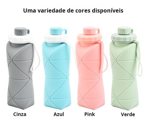 Travel water bottle foldable cup