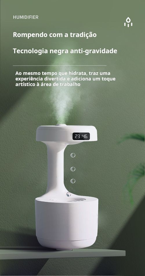 Alta tecnologia, umidificador, anti-gravidade