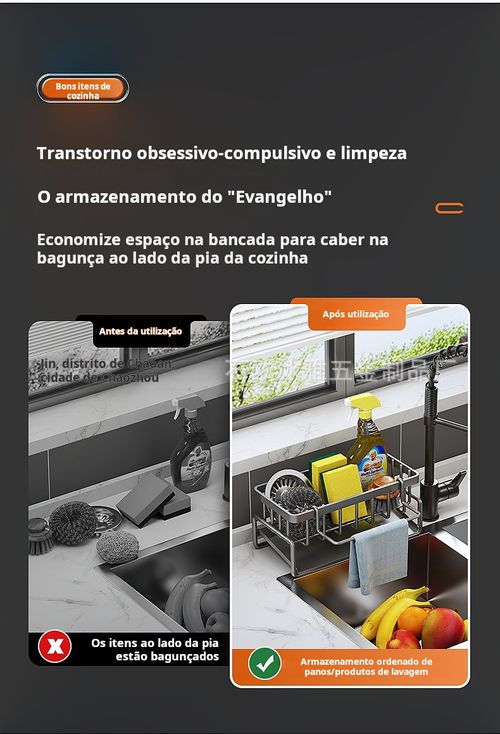 Organizador Multiuso para Cozinha