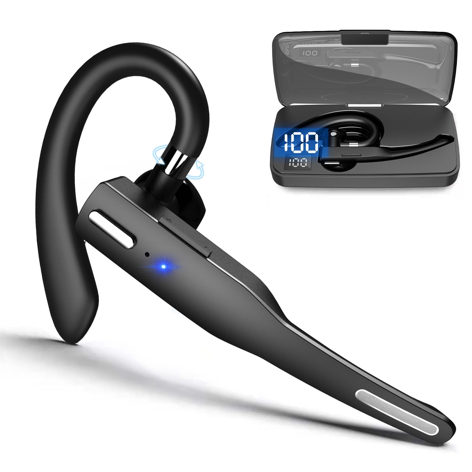 YYK525 Wireless Business headset Waterproof in-ear bluetooth earphone AI function