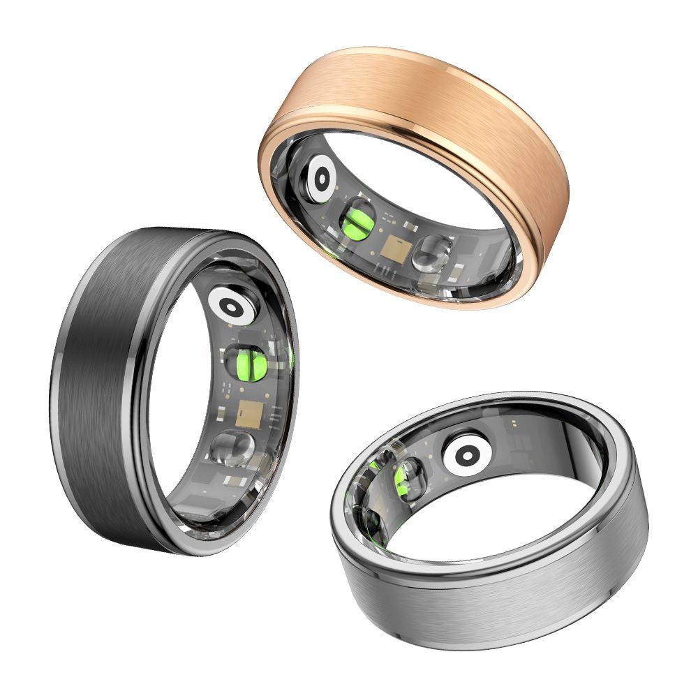 SHR Ring Smart Ring Multifunctional Step Health Tracker Heart Rate Blood Oxygen Monitor Waterproof Men Women Sleep Fitness