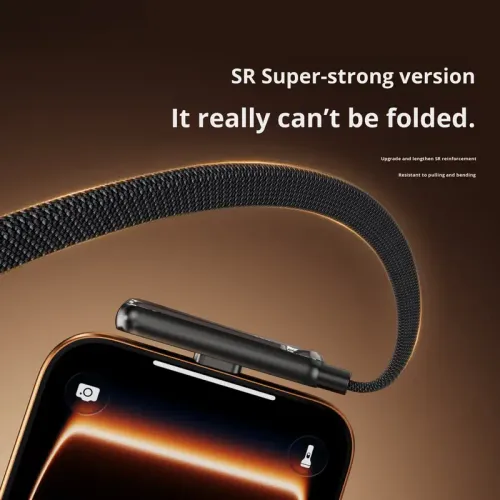 Bendable Phone Holder with Fast Charging Data Cable