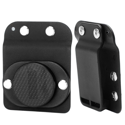 Strong clamp-in magnet leather case for belt