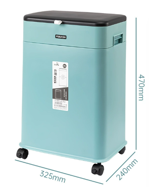 High-value home creative movable lifting trash can