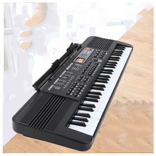 Black Electronic Organ 76CM Entry Level 61 Key Piano Kids
