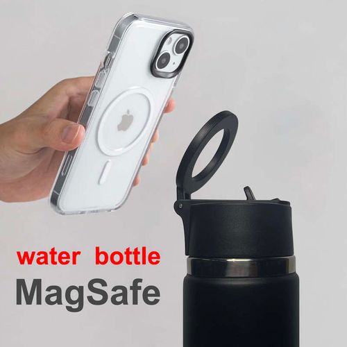 New Magnetic 304 Stainless Steel Insulated Cup with Mobile Phone Holder