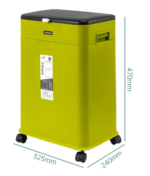 High-value home creative movable lifting trash can