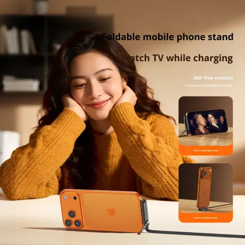 Bendable Phone Holder with Fast Charging Data Cable