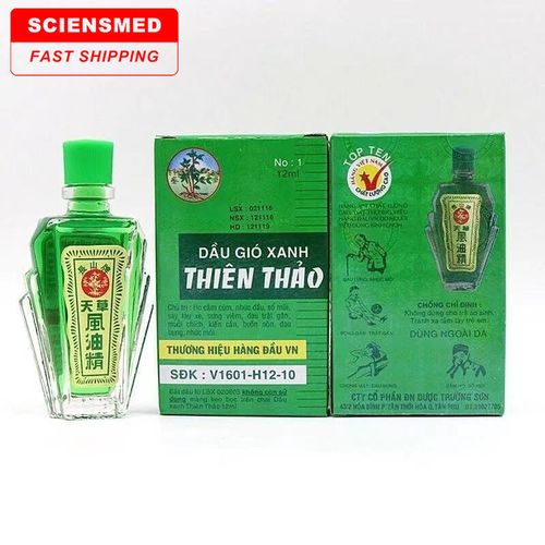 100% Vietnam Balm Refreshing Oil 12ml for Headache Dizziness Medicinal Oil Pain Rheumatism Abdominal Pain Fengyoujing