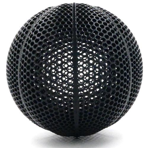 3D-printed high-elasticity hollow basketball for indoor training and outdoor sports, wear-resistant, no inflation required, attractive appearance.
