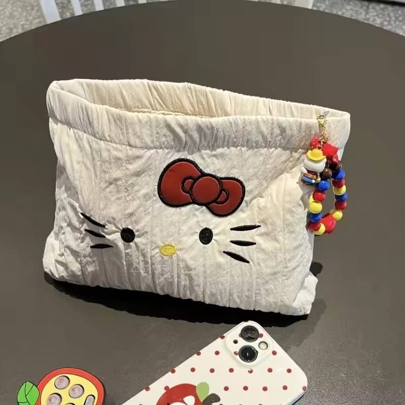 Cosmetic Bag Large Capacity Travel Makeup Organizer Portable Toiletry Case Lipstick Storage Pouch Cute Cartoon Print