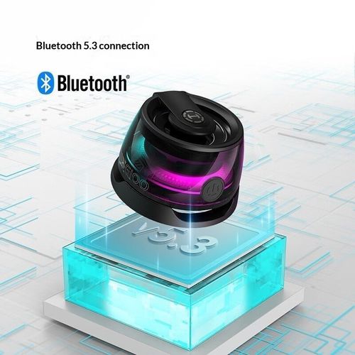 High-Quality Magnetic Bluetooth Speaker, easy to hang on backpacks or bikes, doubles as phone stand. Enjoy premium sound anytime for camping, home and bathroom.