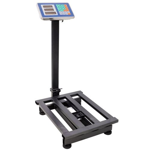 Pound kilogram tare weight price calculator, black weighing scale