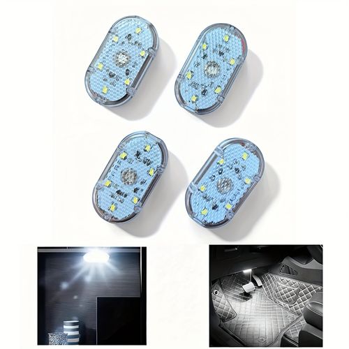 4 portable mini LED lights