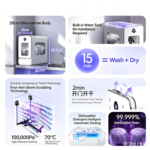 Capsule dishwasher