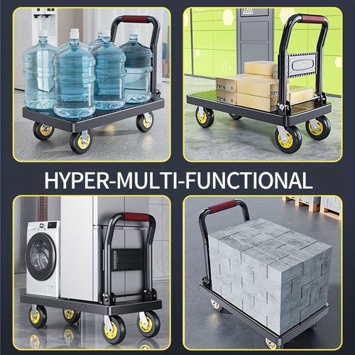Heavy duty folding handcart