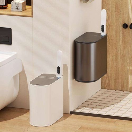 Intelligent induction garbage bin