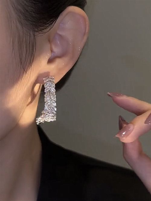 Love wheat ear earrings