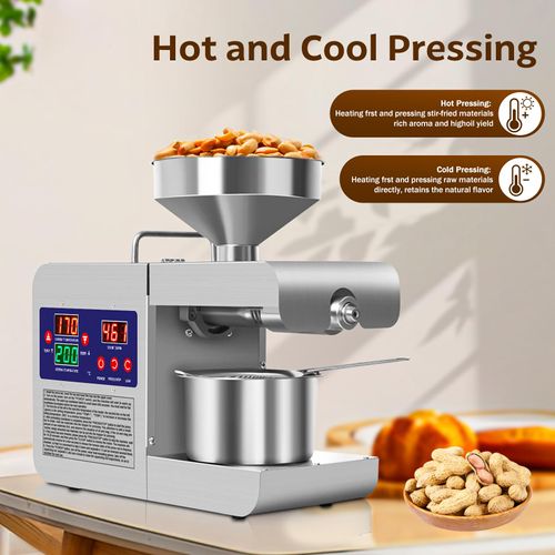 Fully automatic oil press