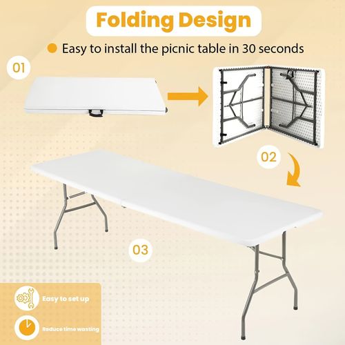 Heavy duty folding table