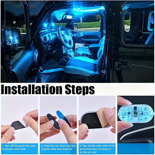 4 portable mini LED lights